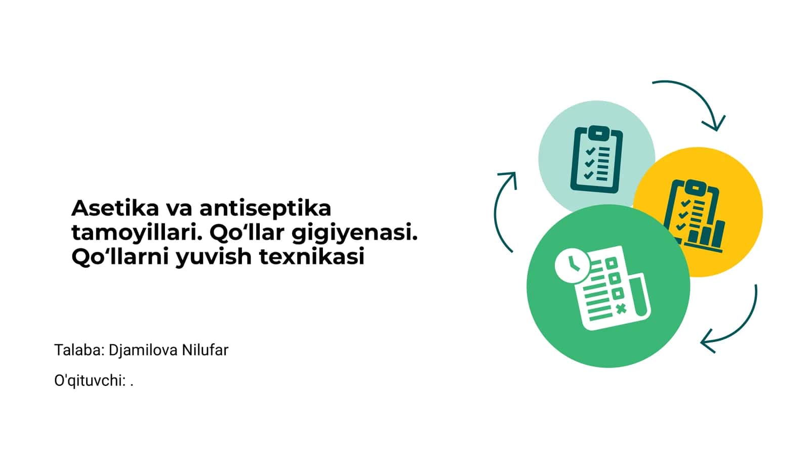 Asetika va antiseptika tamoyillari