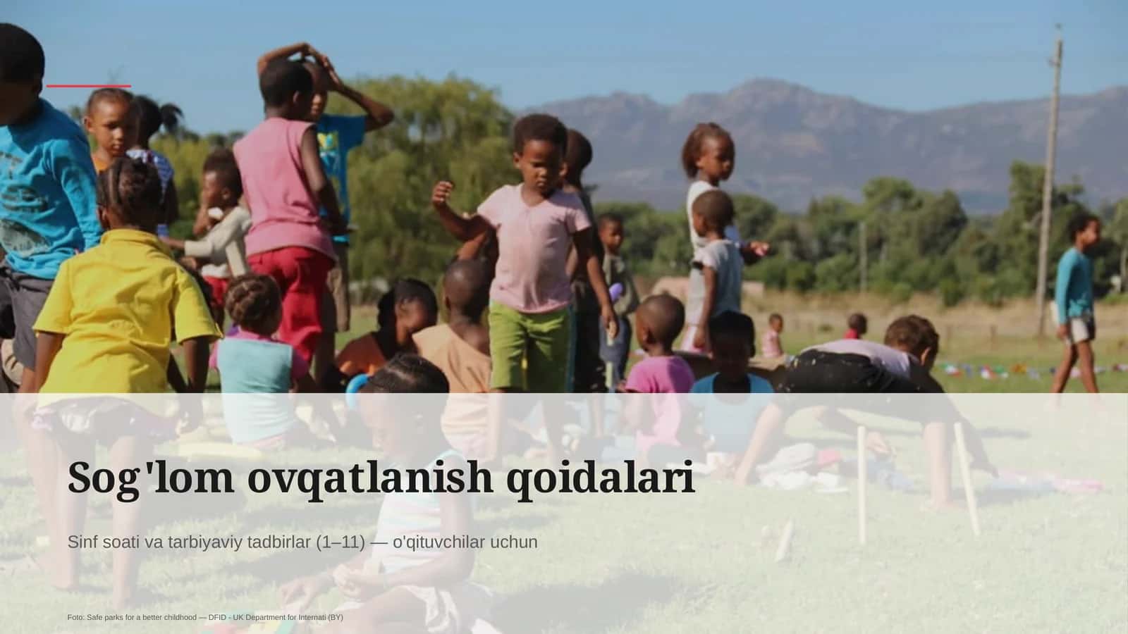 Sog'lom ovqatlanish qoidalari