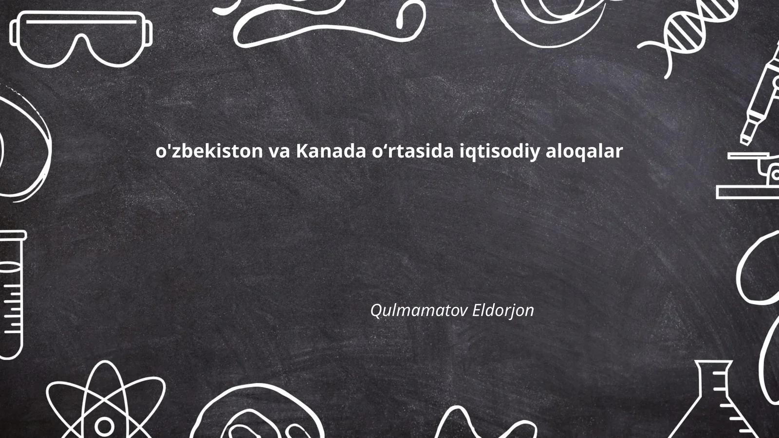 Oʻzbekiston va Kanada oʻrtasida iqtisodiy aloqalar