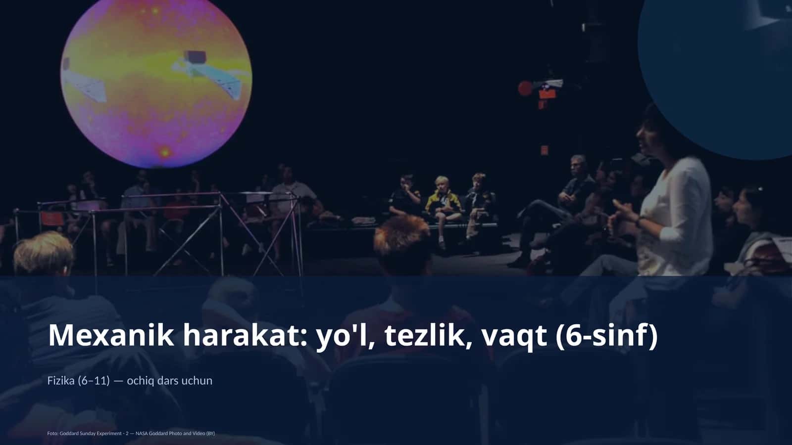 Mexanik harakat: yo'l, tezlik, vaqt (6-sinf)