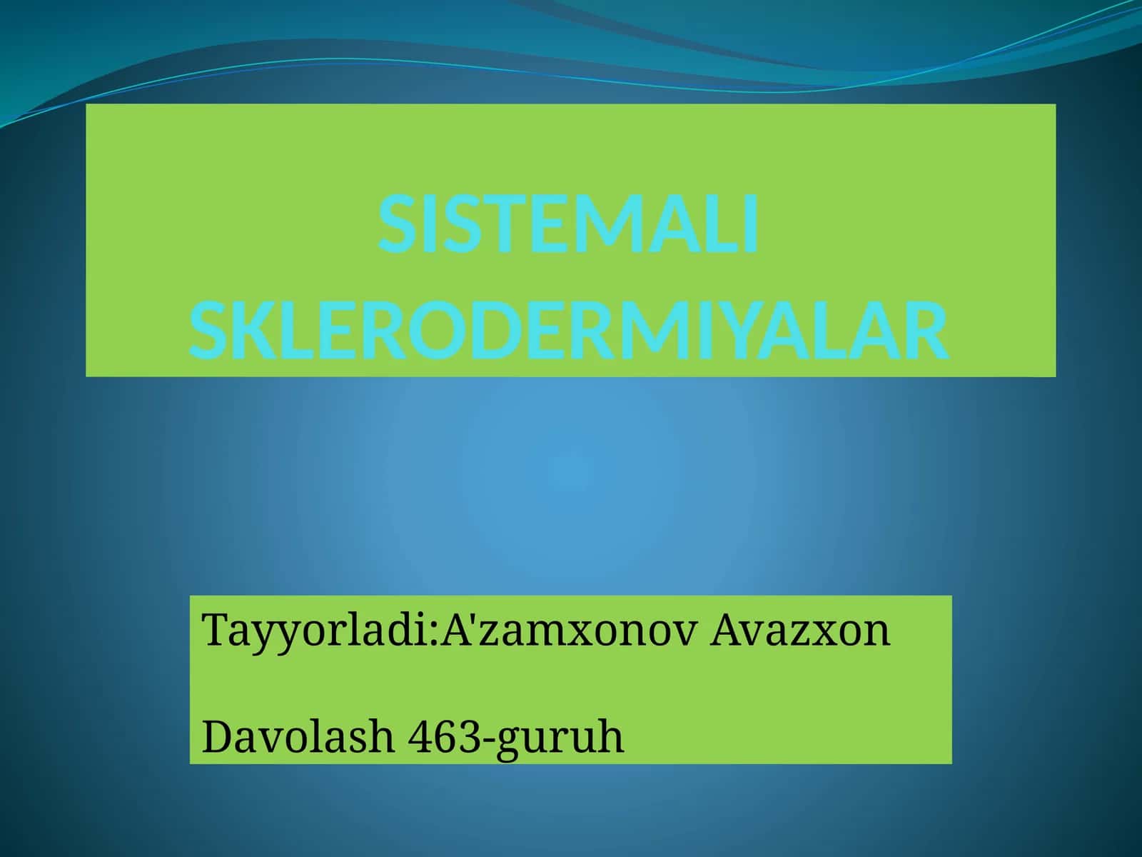 SISTEMALISKLERODERMIYALAR