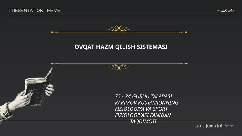 OVQAT HAZM QILISH SISTEMASI