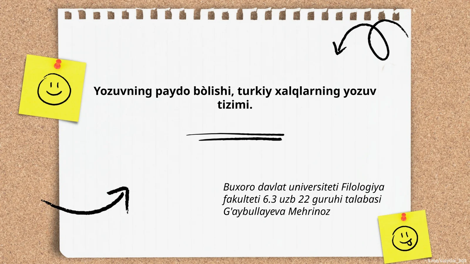 Yozuvning paydo bòlishi