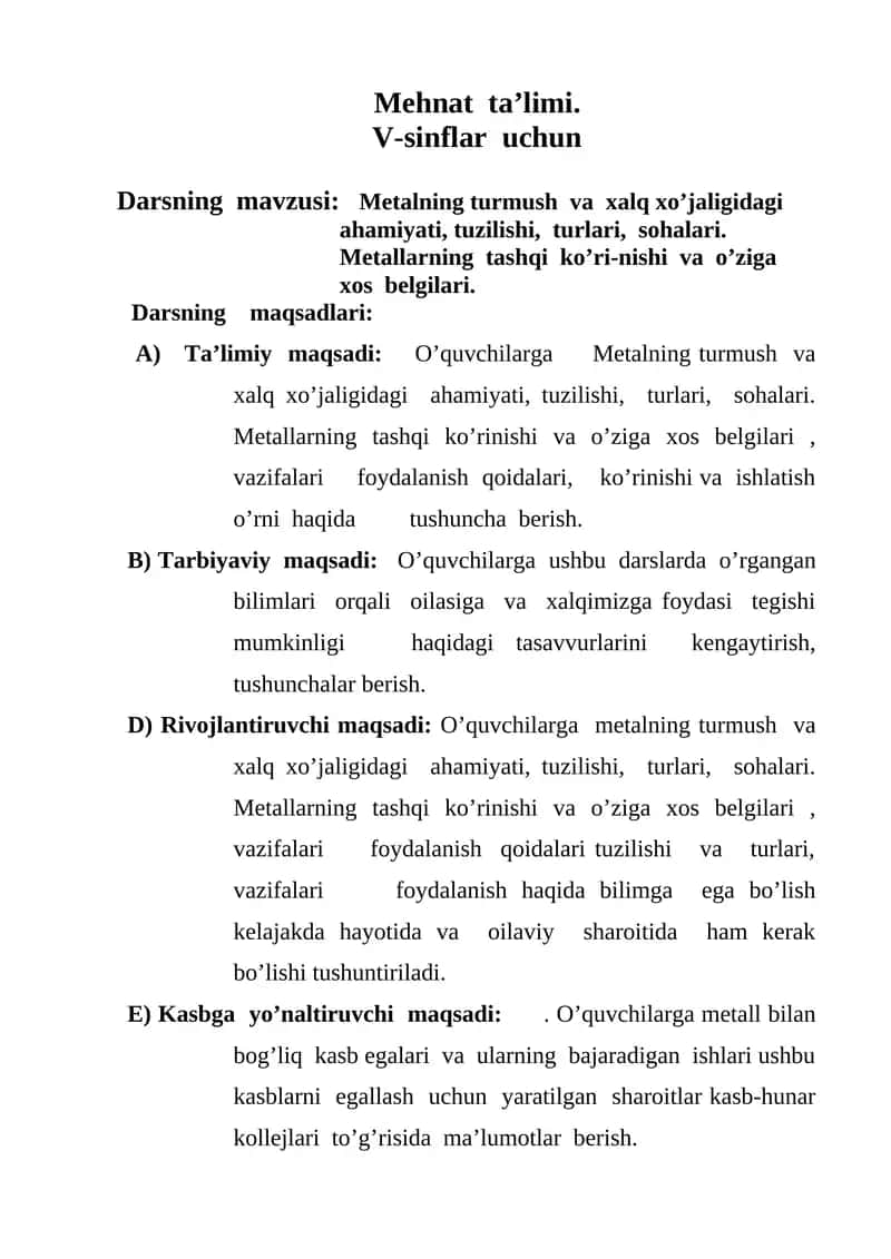 Mehnat ta’limi