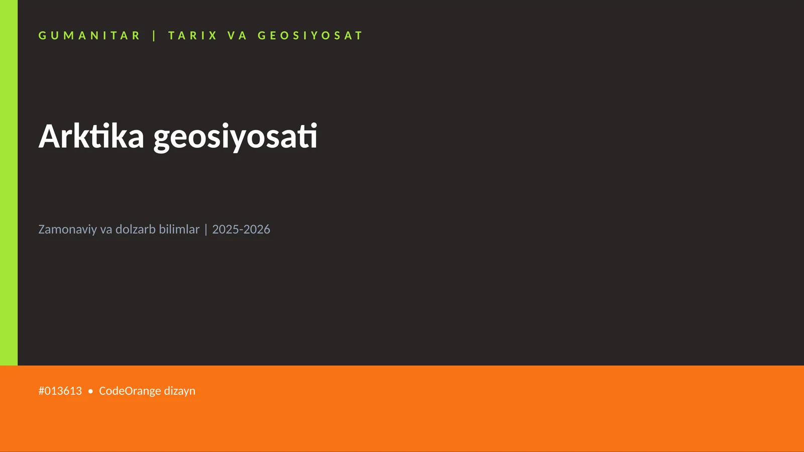 Arktika geosiyosati