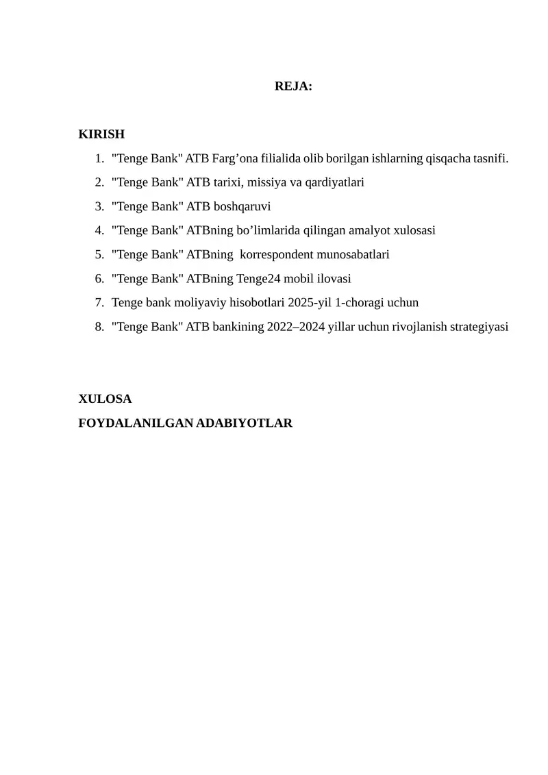 Tenge Bank ATB