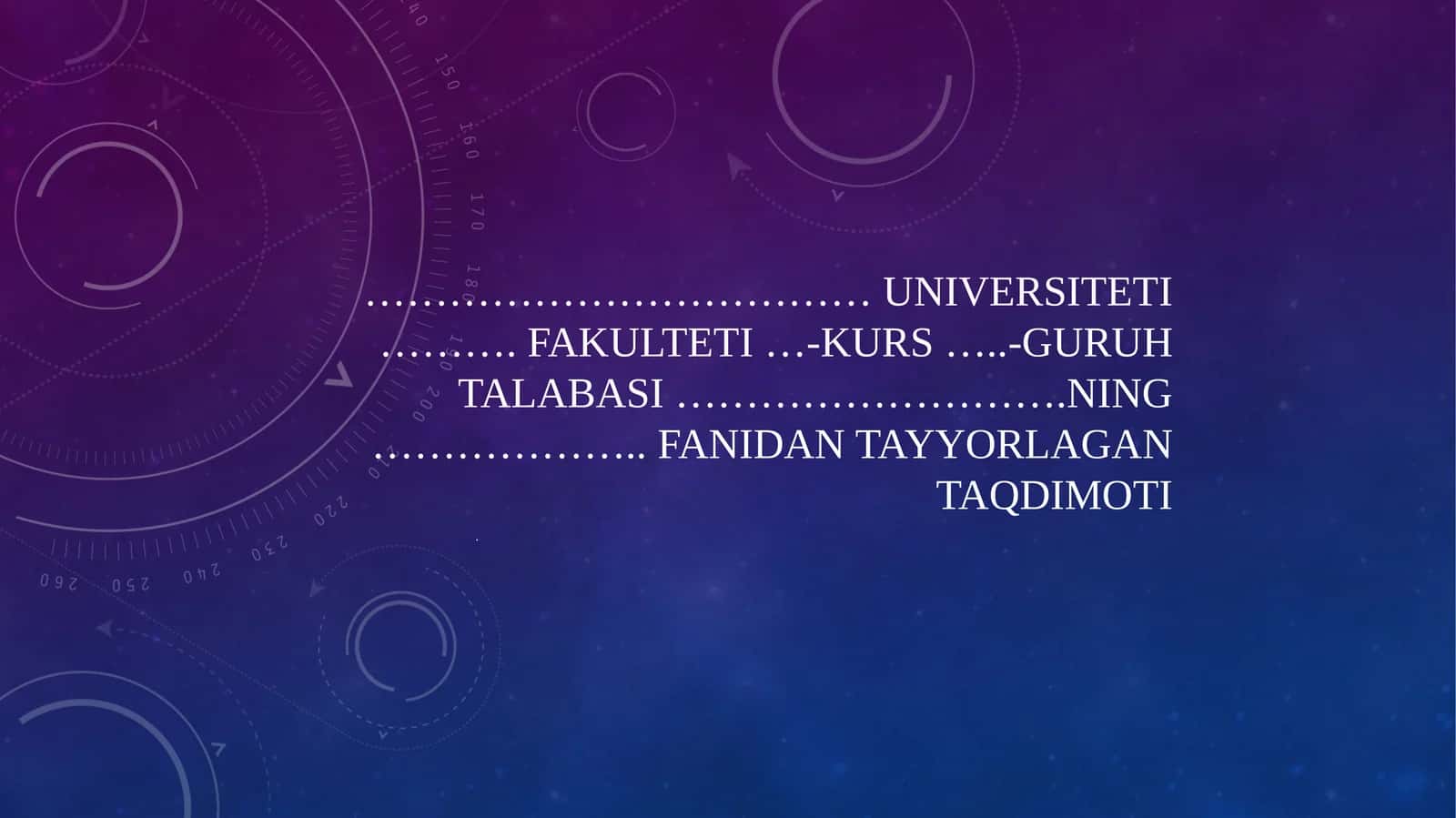 Kuyish taqdimot
