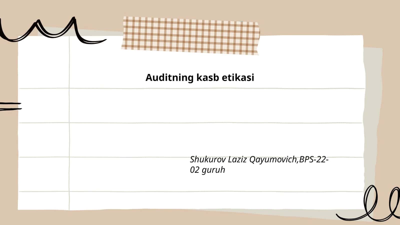 Auditning kasb etikasi