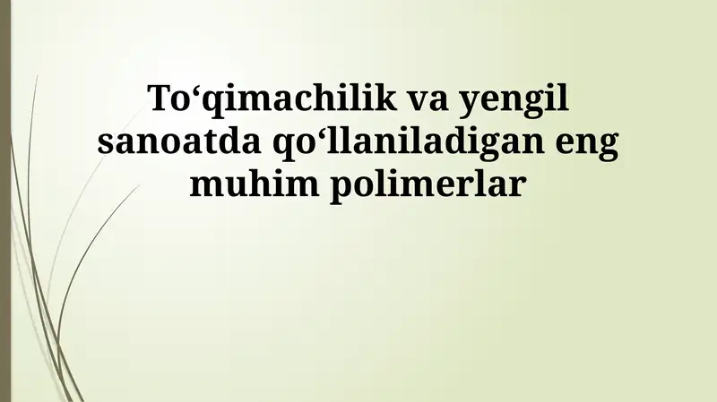 Polimerlar
