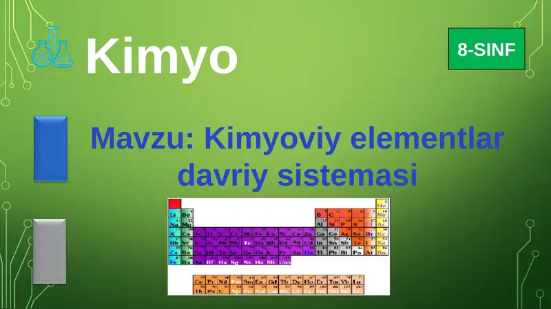 Kimyoviy elementlar davriy sistemasi