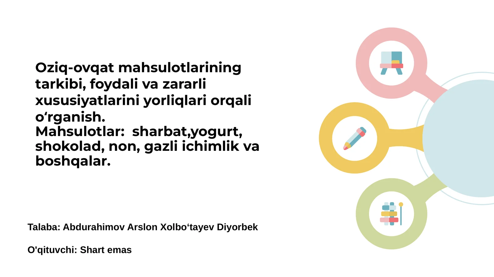 Oziq-ovqat mahsulotlari