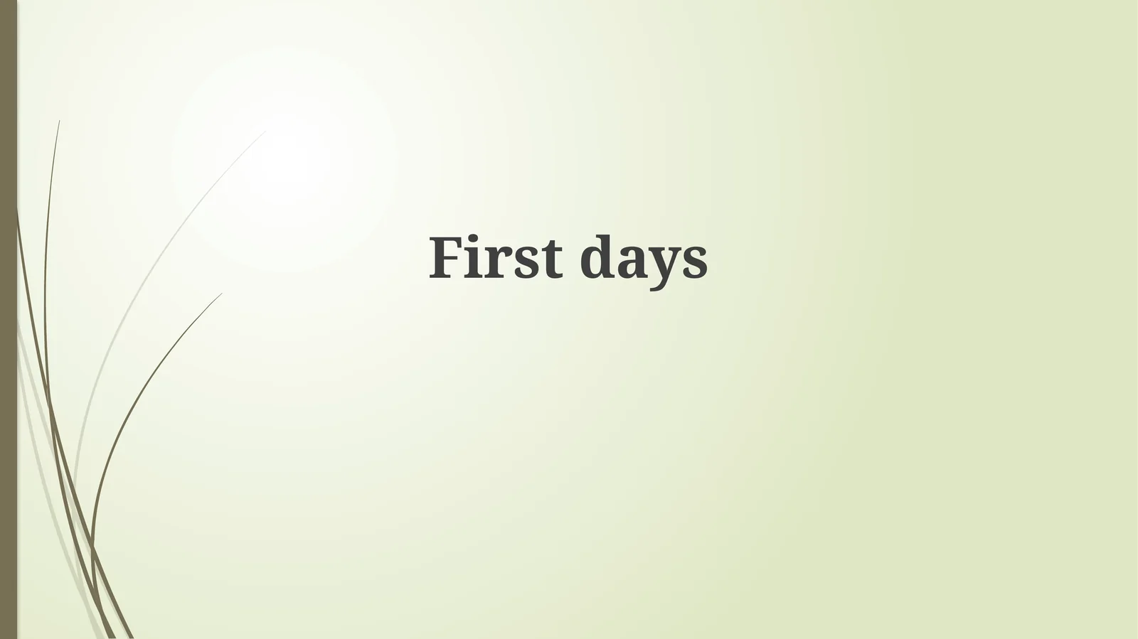 Firstdays