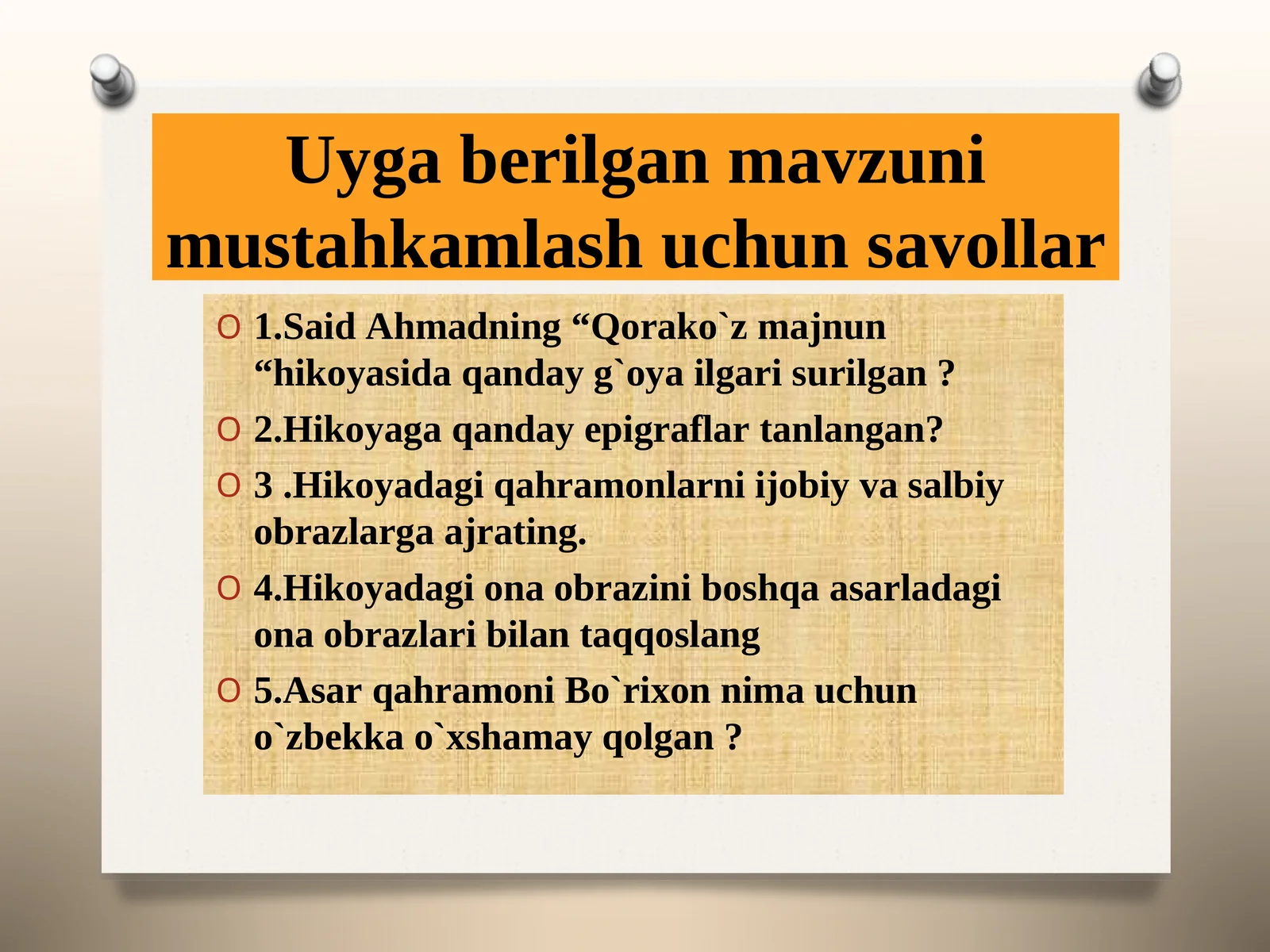 Abdulla Oripov Hayoti va Ijodi