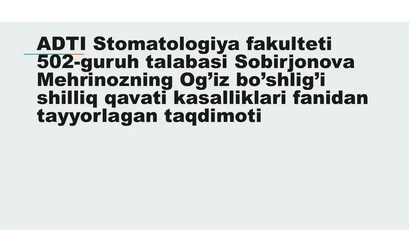 Virus kasalliklarini OBShQda