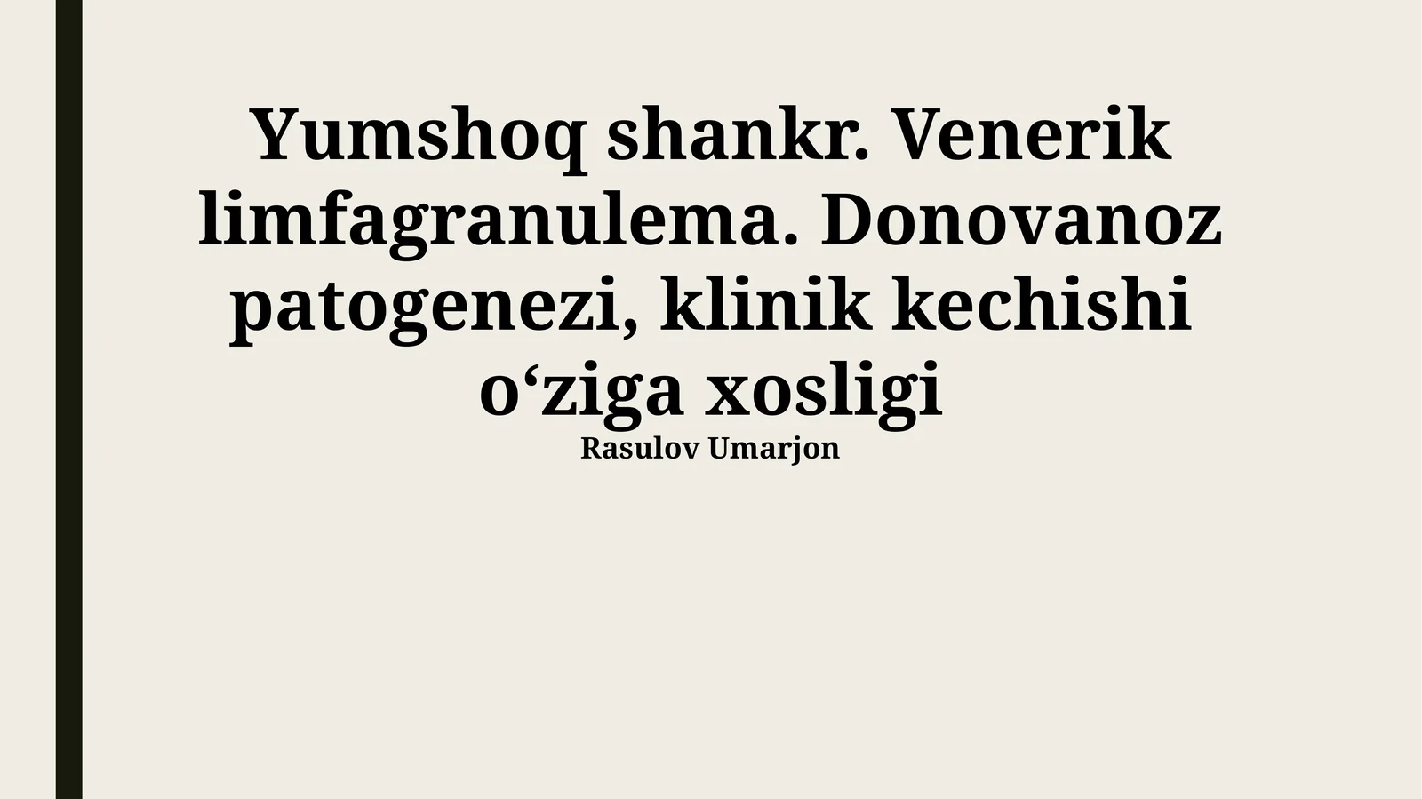 Yumshoq shankr va Limfogranulema venerum: Patogenez va Klinik Kechish