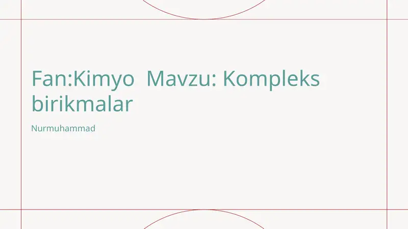 Kompleks birikmalar