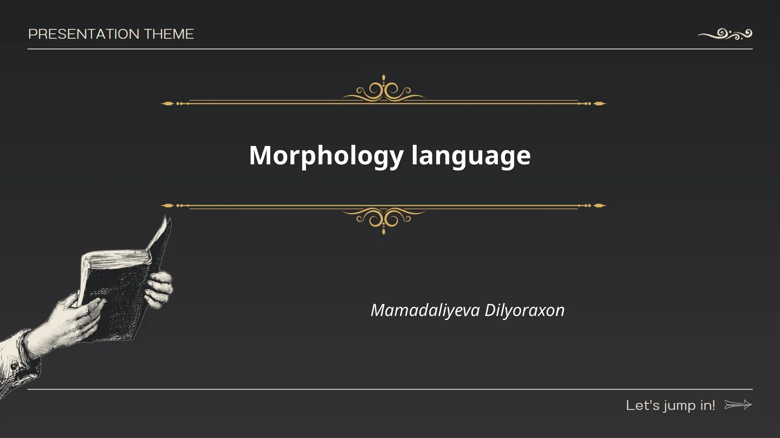 Morphology language