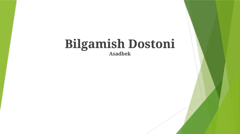 Bilgamish Dostoni
