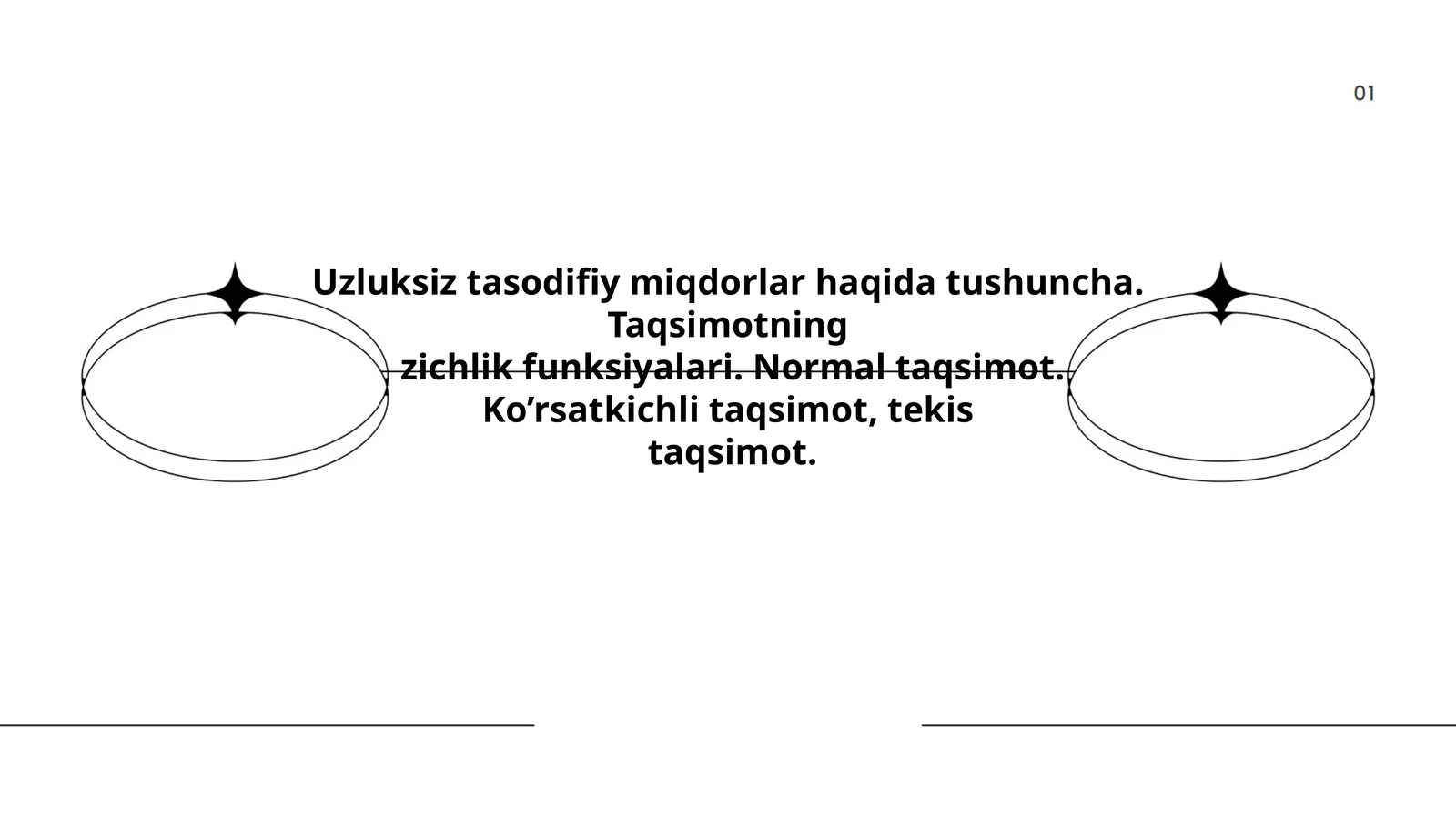 Uzluksiz tasodifiy miqdorlar