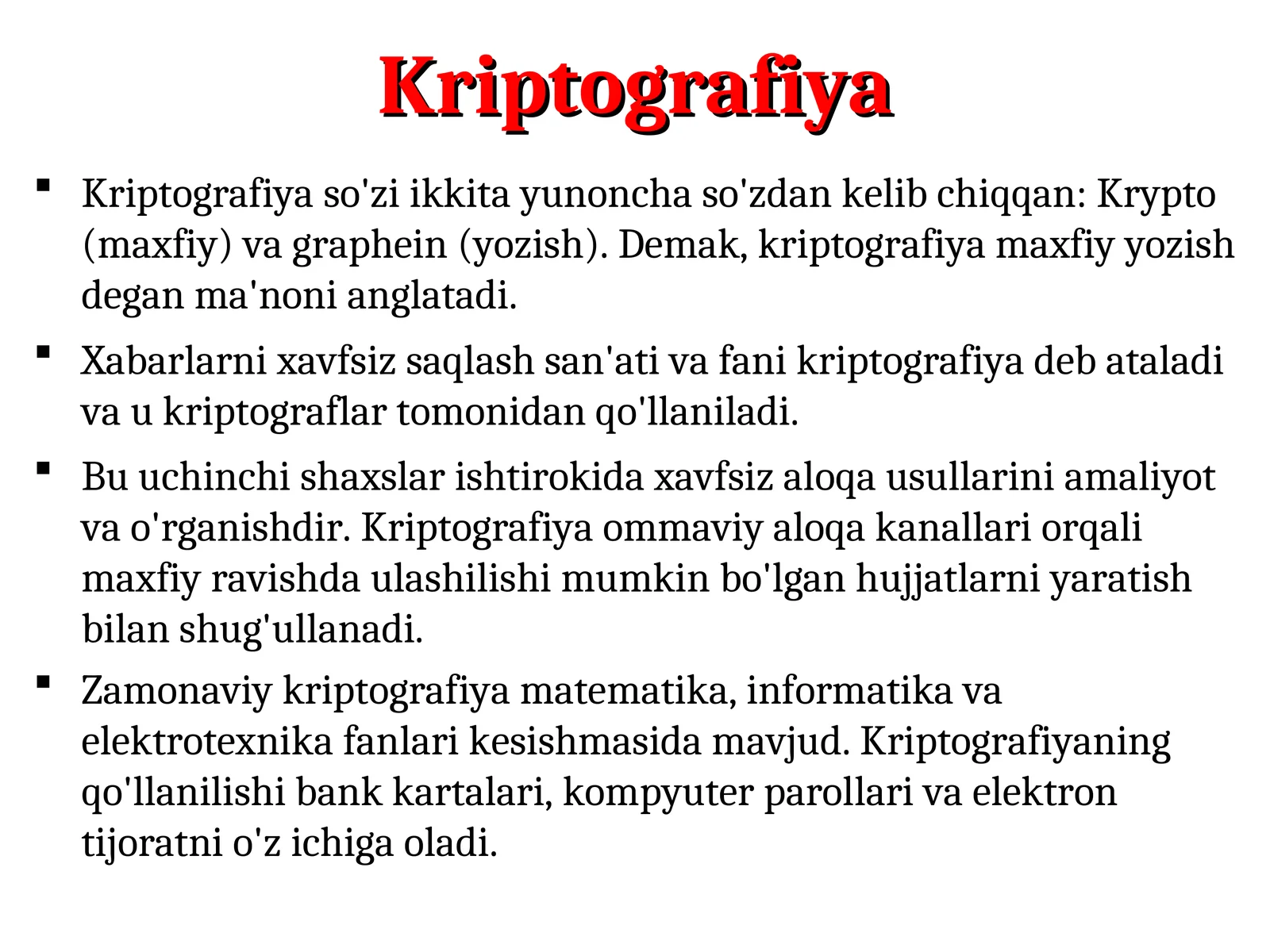 Kriptografiya