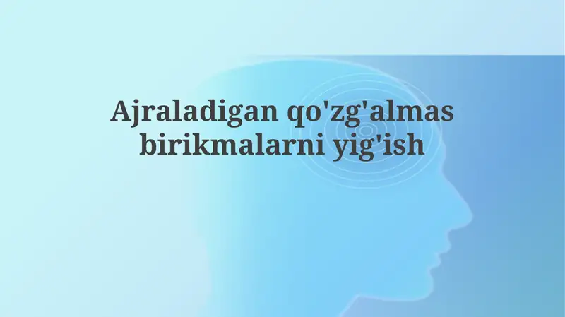 Olib Bo'lmaydigan Birikmalarning Kimyoviy Tuzilishi