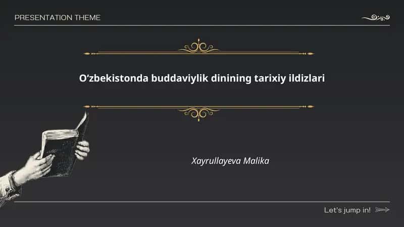Oʻzbekistonda buddaviylik dinining tarixiy ildizlari
