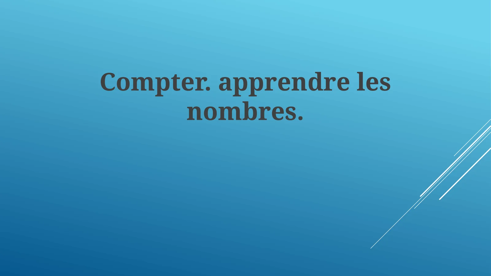 Compter.apprendrelesnombres