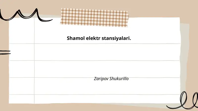 Shamol elektr stansiyalari