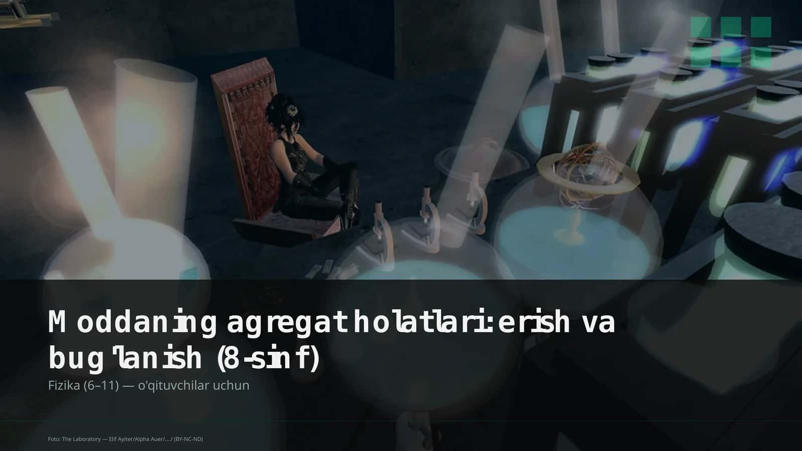 Moddaning agregat holatlari: erish va bug'lanish (8-sinf)