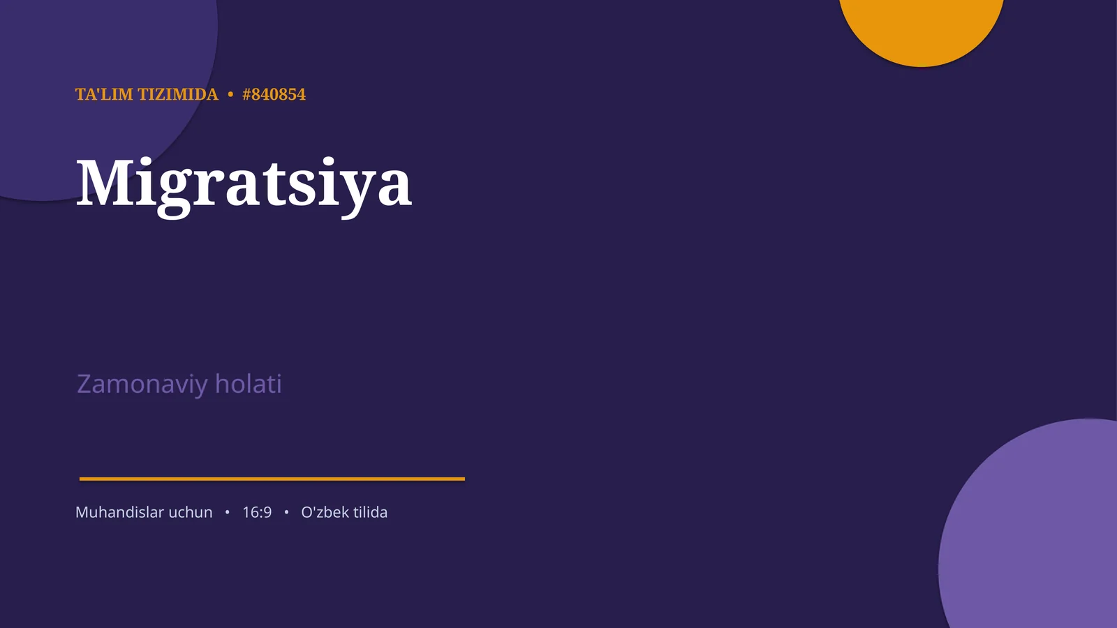 Migratsiya