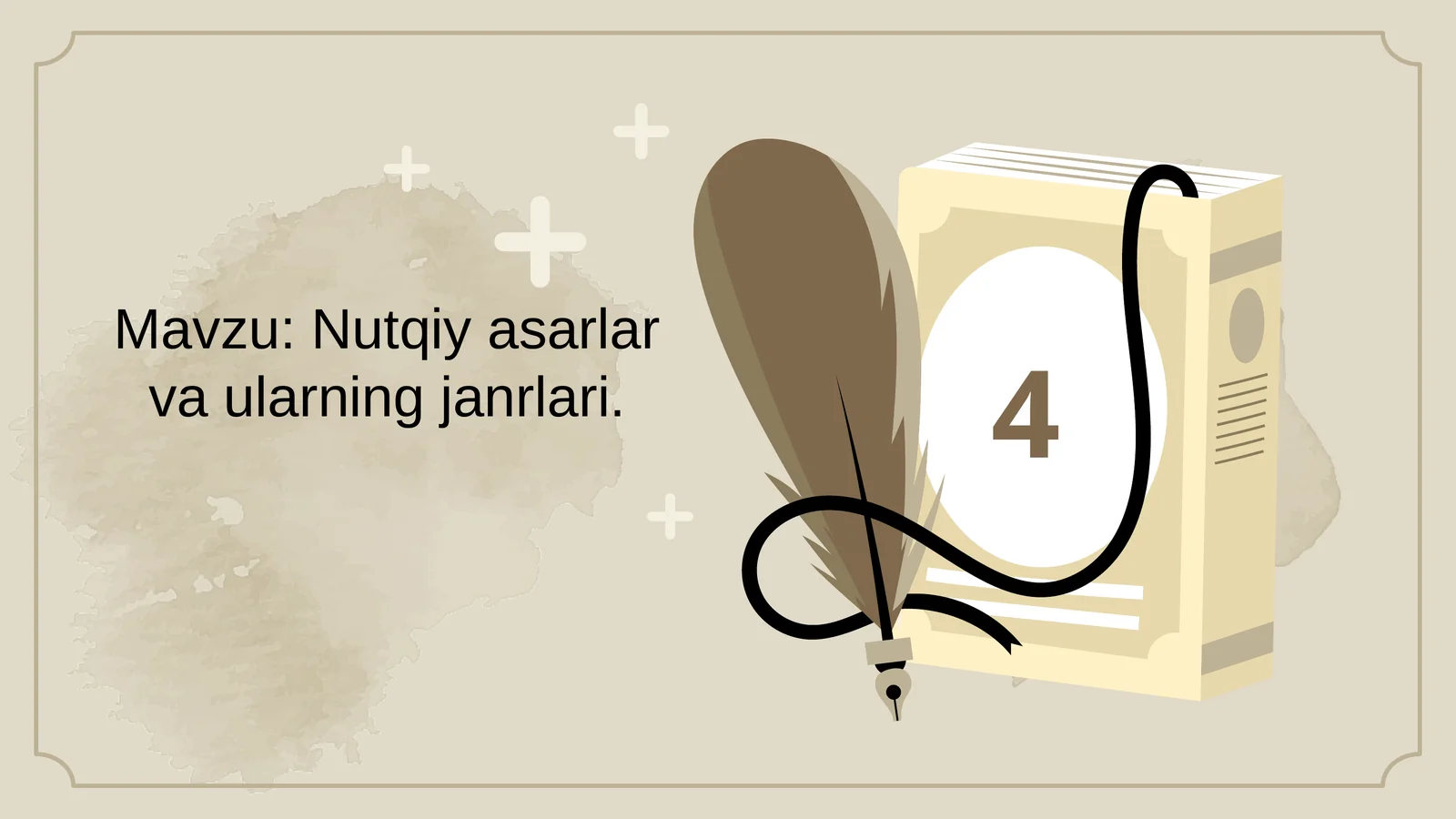Nutqiyasarlarvaularningjanrlari