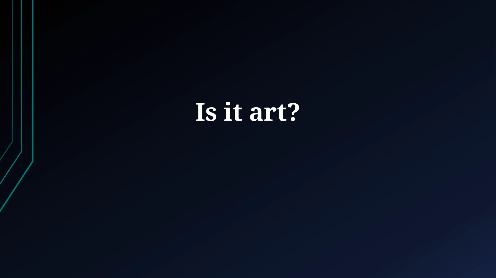 Is it art?