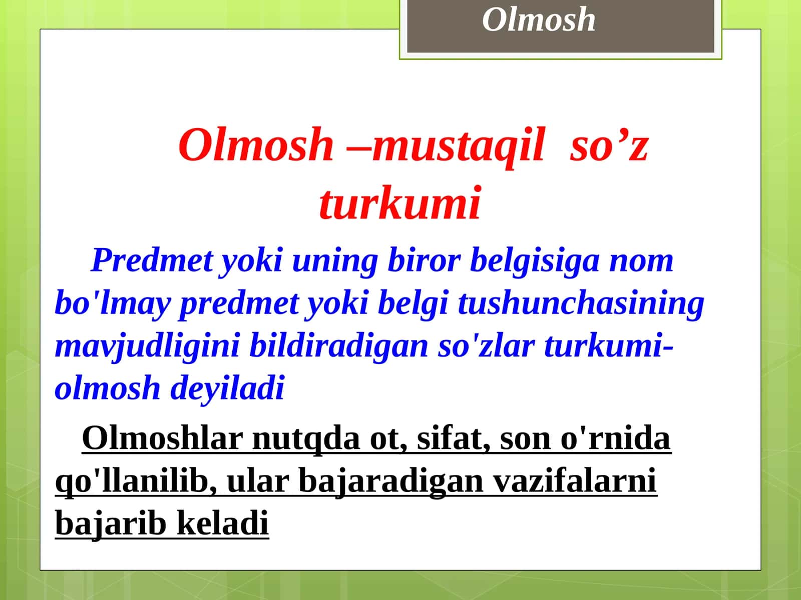 Olmosh