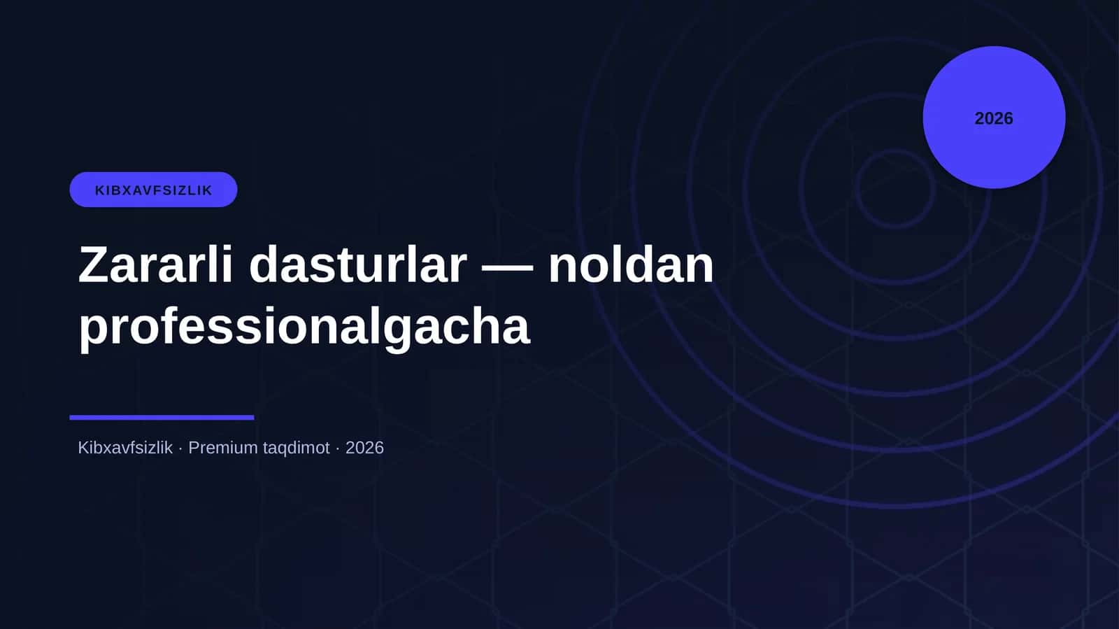 Zararli dasturlar — noldan professionalgacha