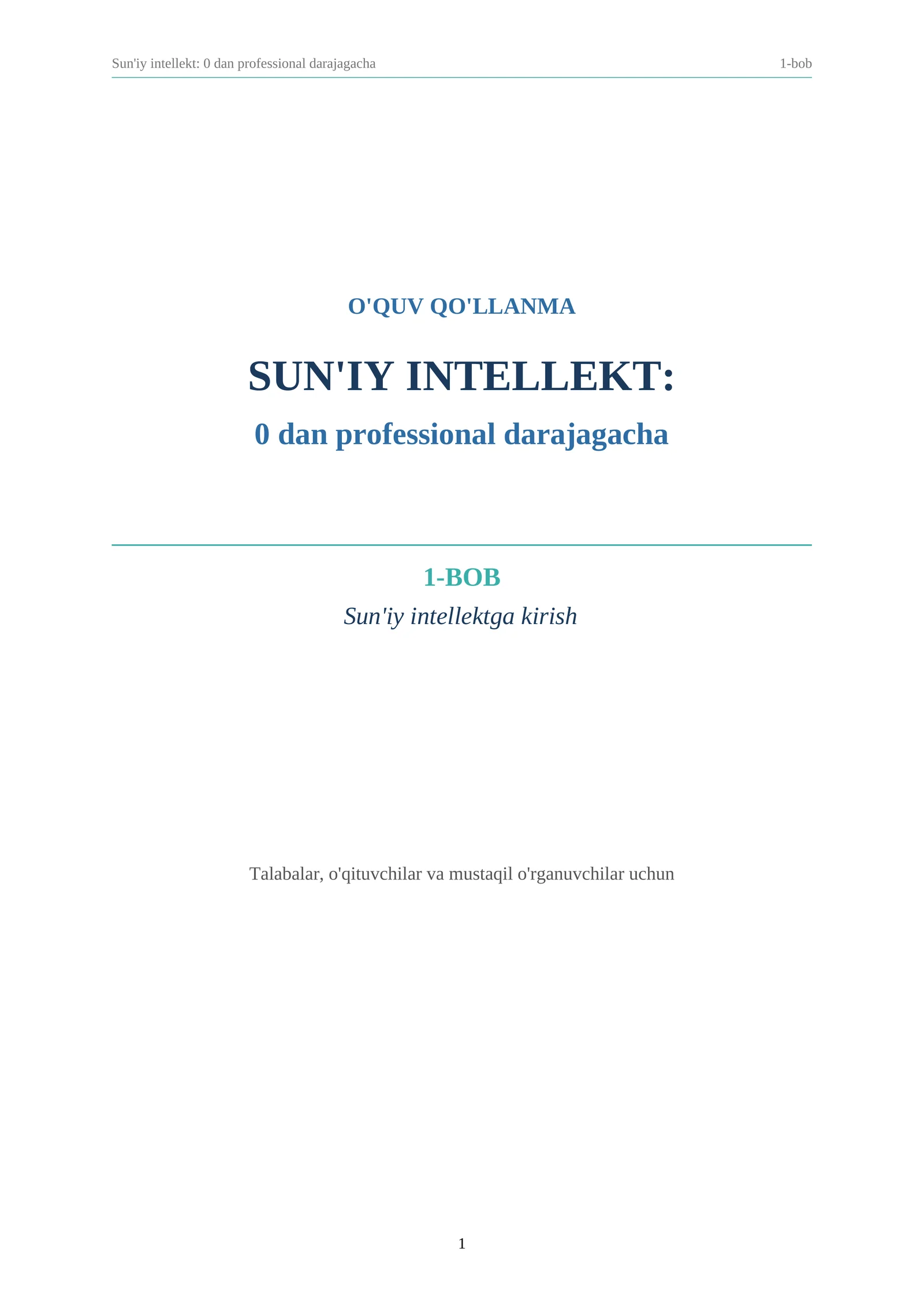 SUN'IY INTELLEKT
