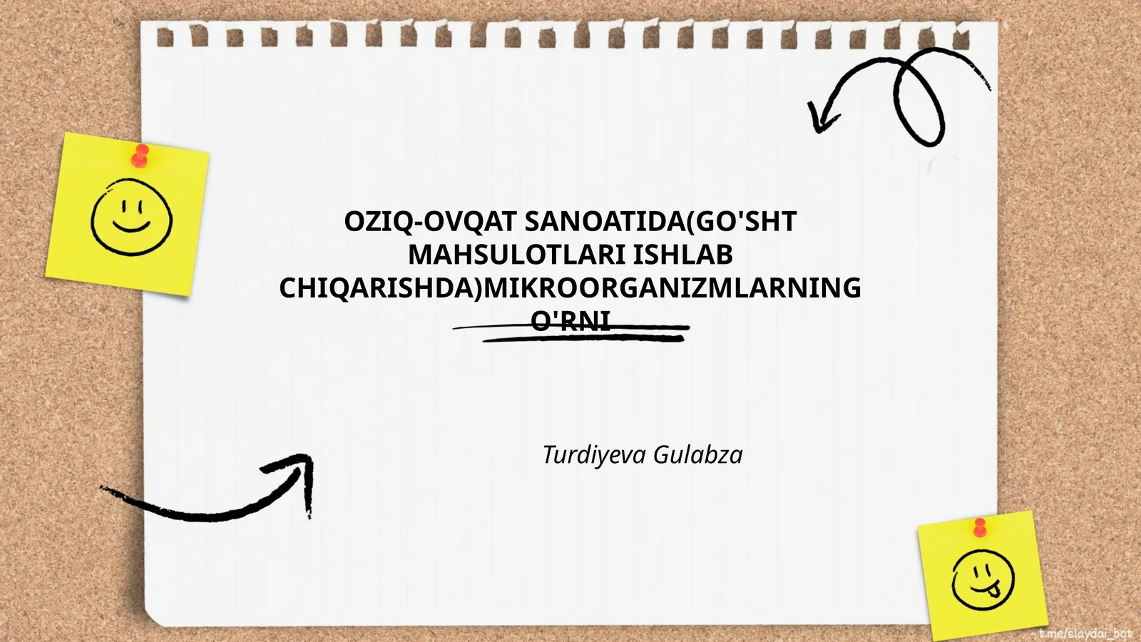 Go‘sht mahsulotlari mikrоbiologiyasi