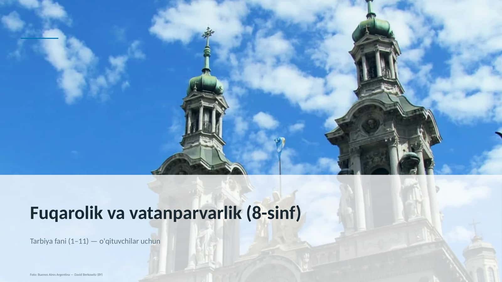 Fuqarolik va vatanparvarlik (8-sinf)