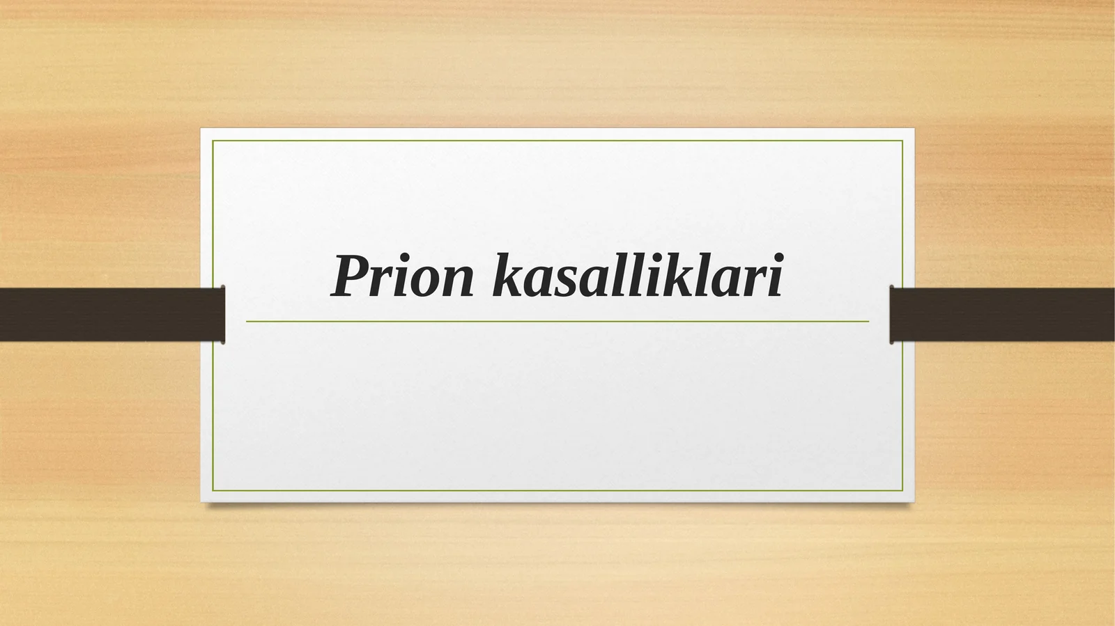 Prion kasalliklari
