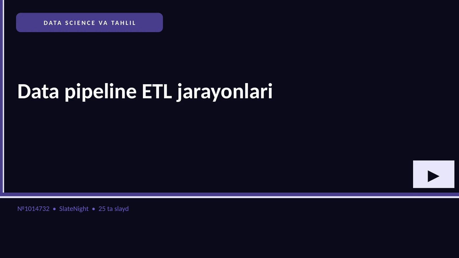 DATA SCIENCE VA TAHLIL