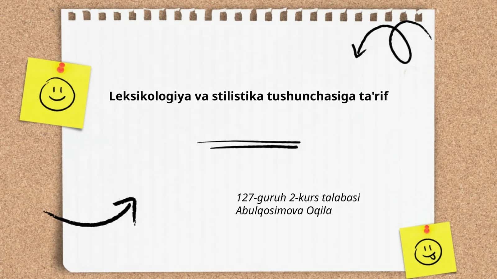 Leksikologiya va stilistika tushunchasiga ta'rif