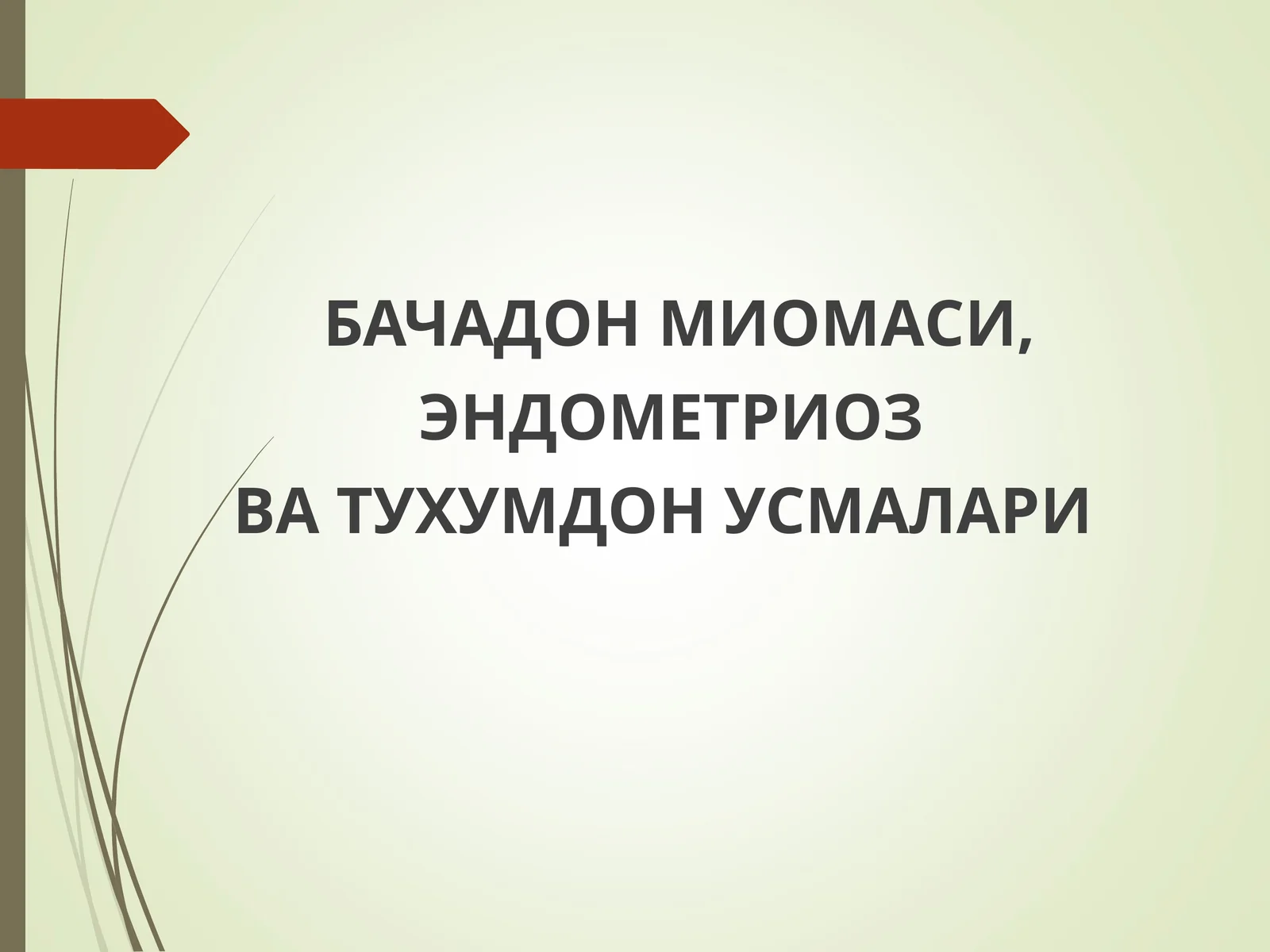 БАЧАДОН МИОМАСИ