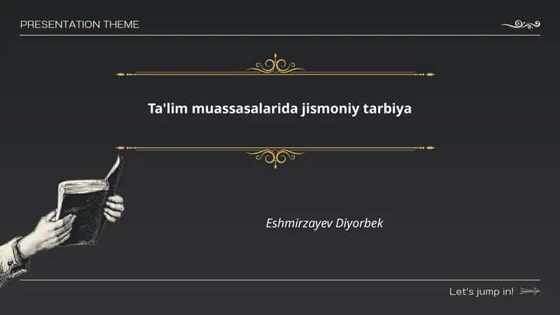 Ta'lim muassasalarida jismoniy tarbiya