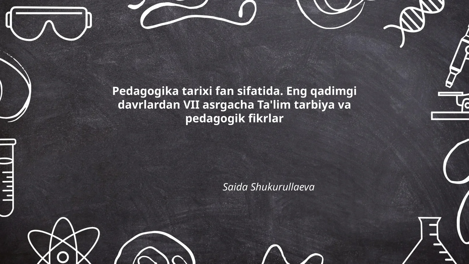 Pedagogika tarixi fan sifatida
