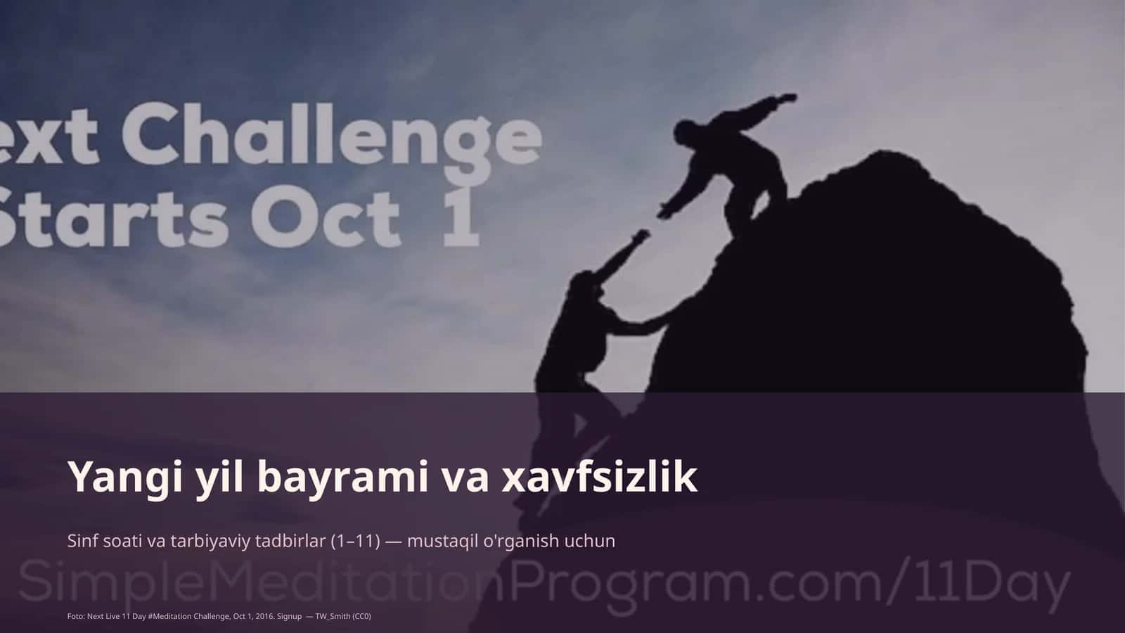 Yangi yil bayrami va xavfsizlik