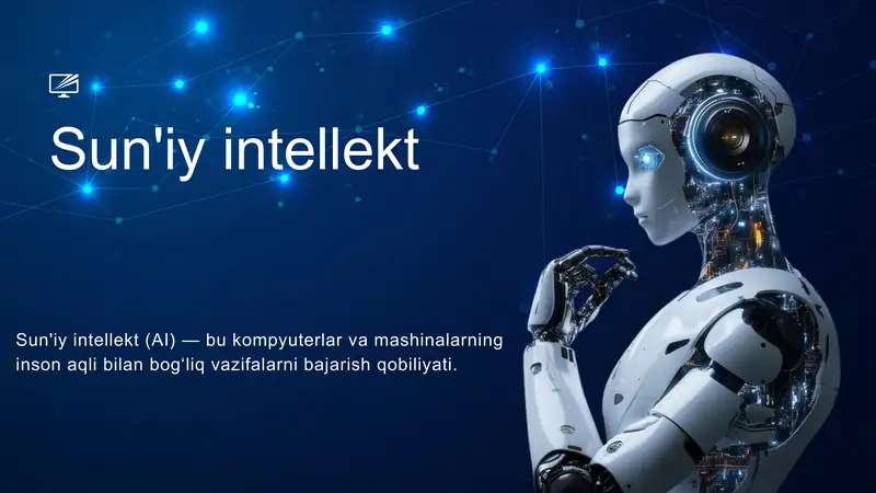 Taqdimot. Sun'iy intellekt