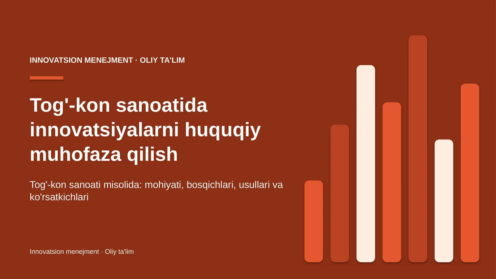 tog' kon sanoatida innovatsiyalarni huquqiy muhofaza qilish 9291