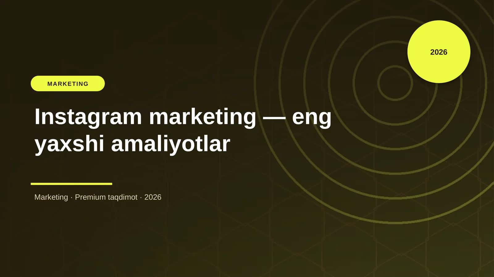 Instagram marketing — eng yaxshi amaliyotlar