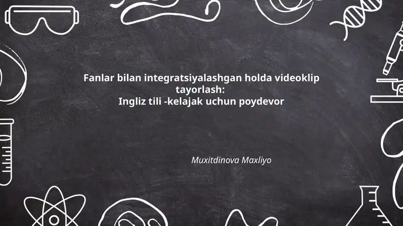 Ingliz tili -kelajak uchun poydevor