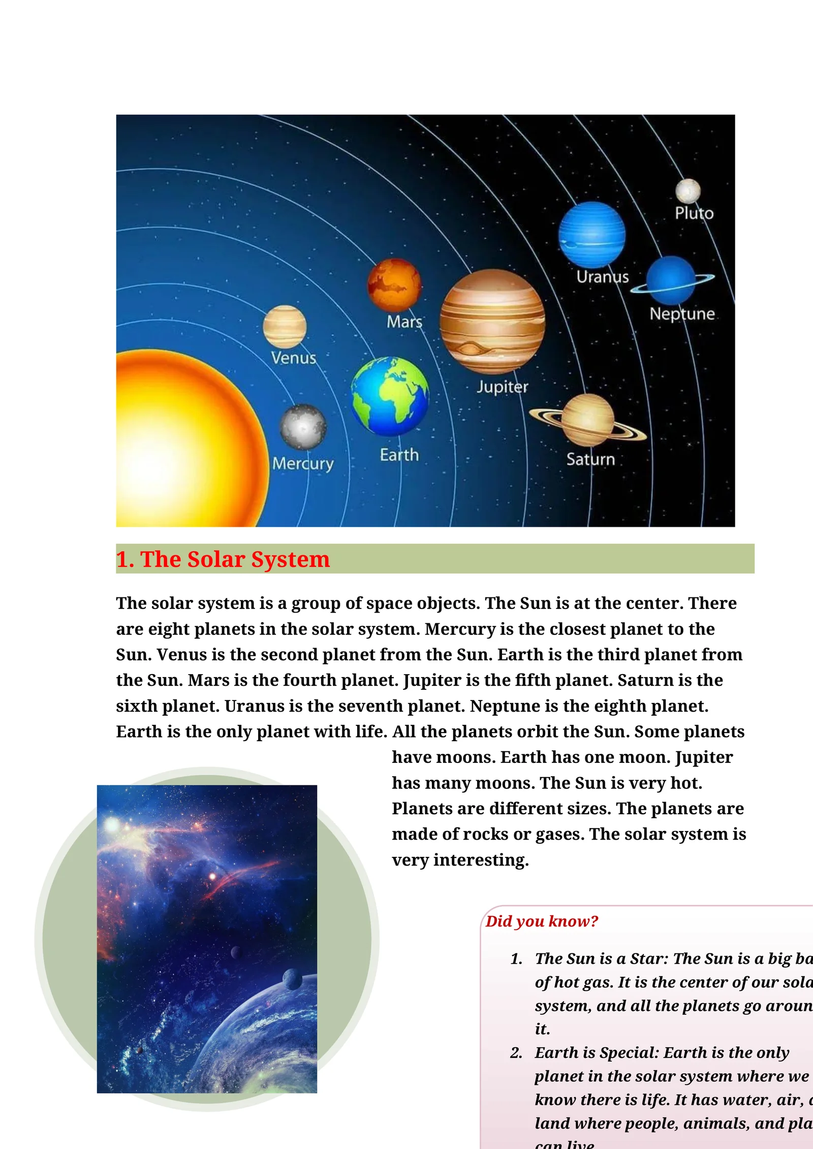 The Solar System