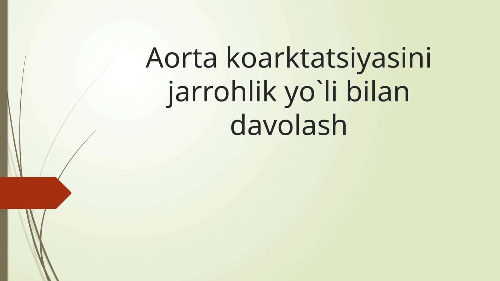 Aorta koarktatsiyasi